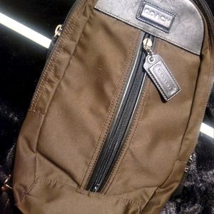 Coach Varick sling style backpack